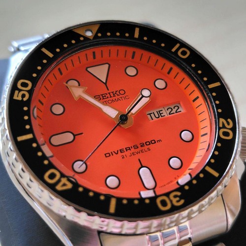 Seiko skx011j orange - seiko, diver