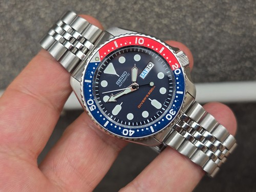 Seiko skx009 blue dial - blue,
