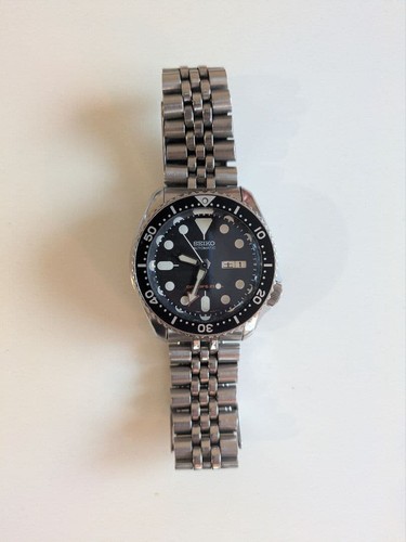 Seiko skx007 black boy - black,