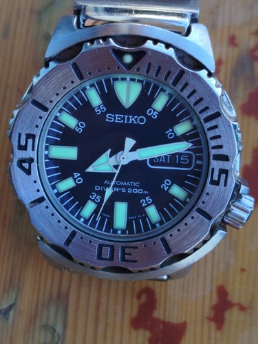 Seiko black monster - black,