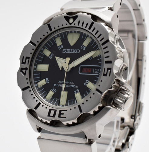 Seiko diver black monster - black,