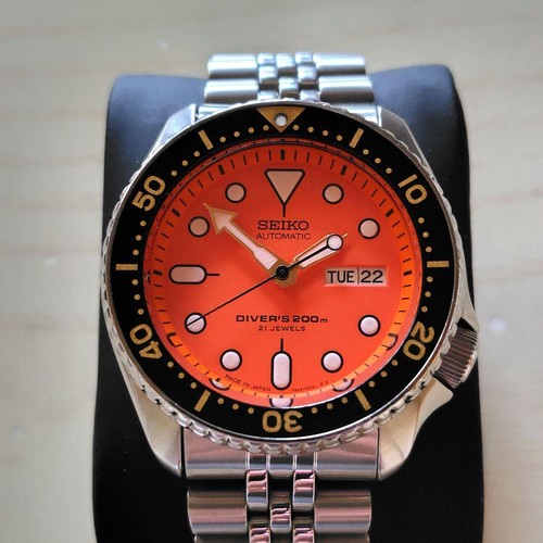 Seiko skx011j orange boy - orange,